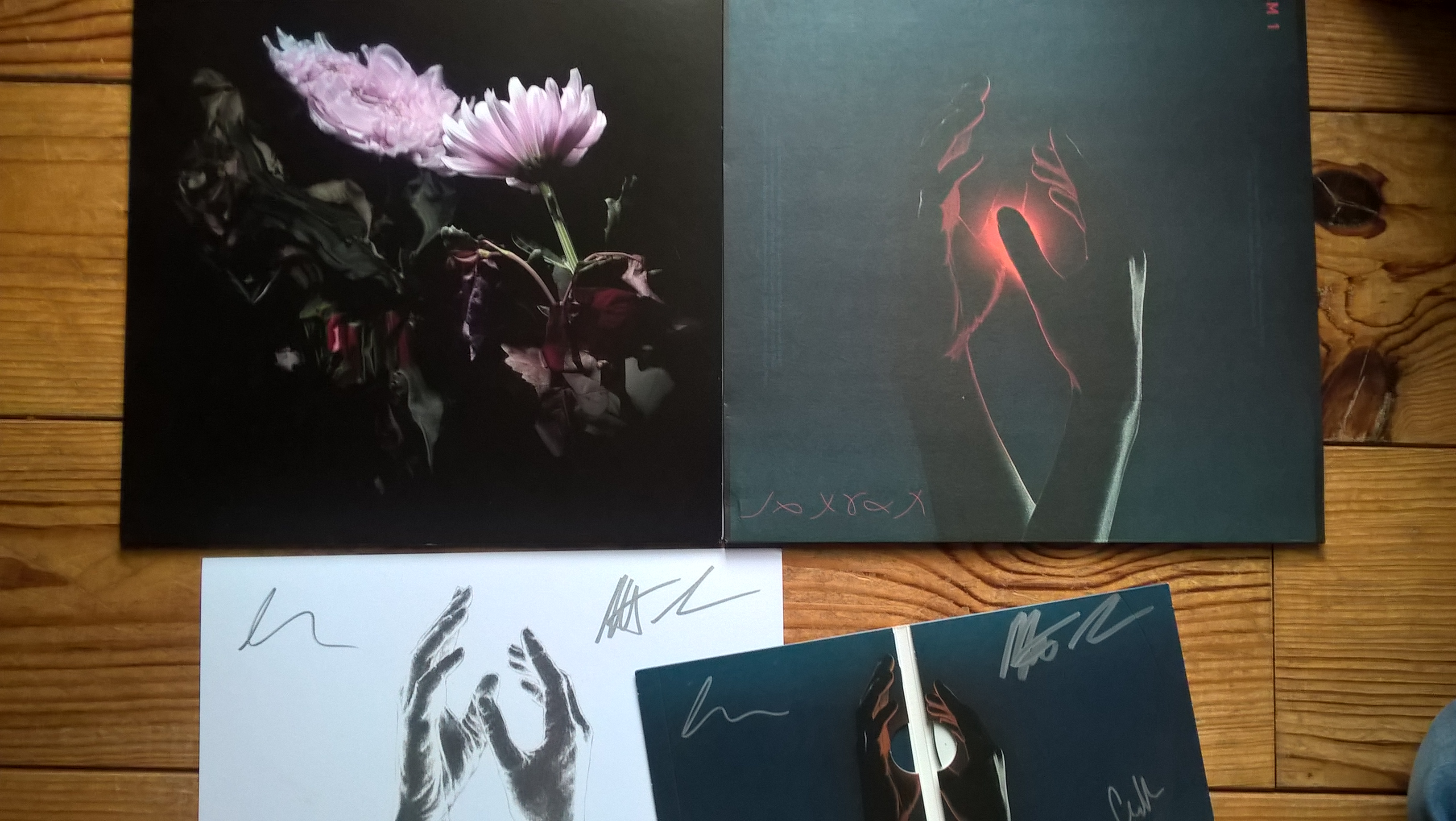 A gauche, le maxi vinyle de "Loveless"/ A droite le 1er album de Lo Moon