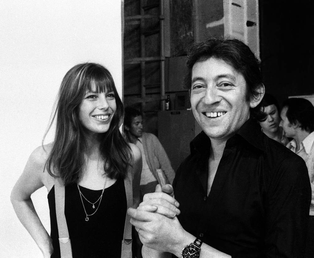 Jane Birkin et Serge Gainsbourg, 1971.