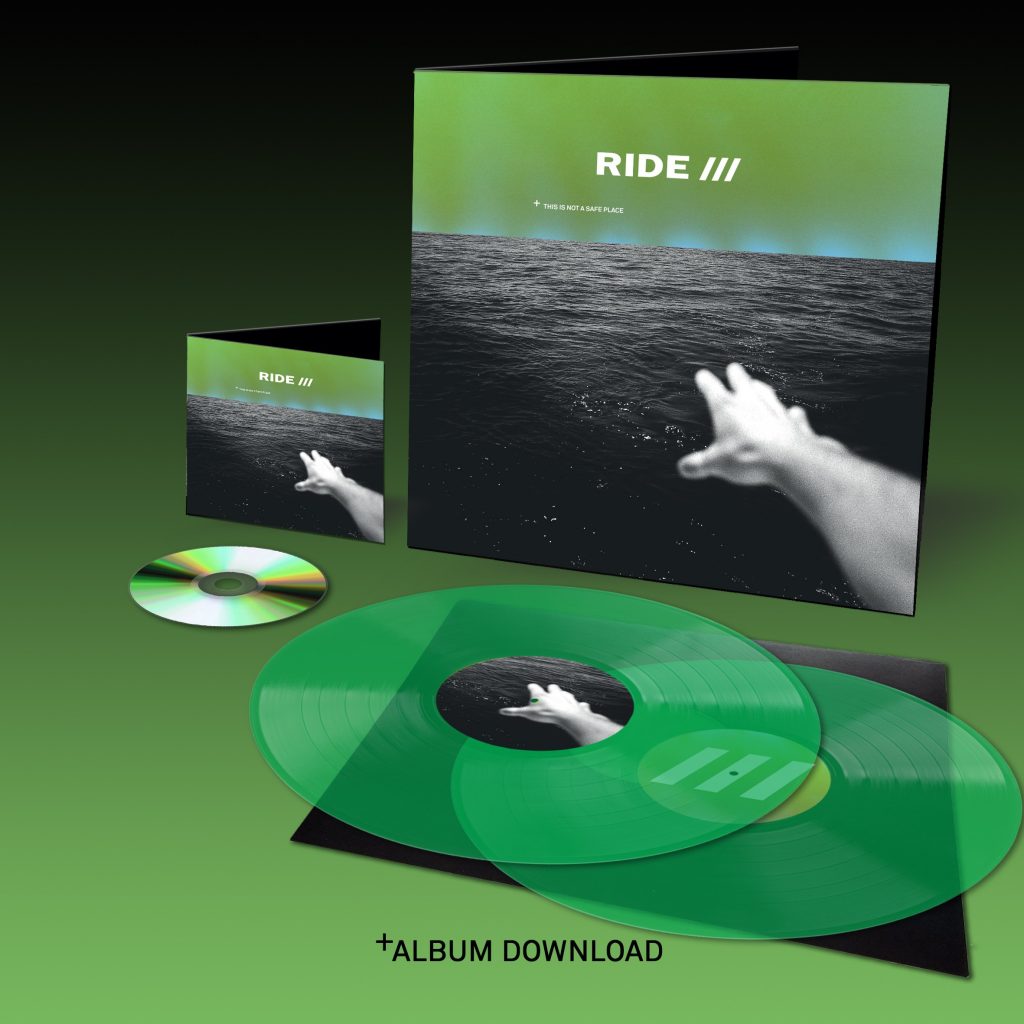 Ride,This is not a safe place, CD, vynil… verts